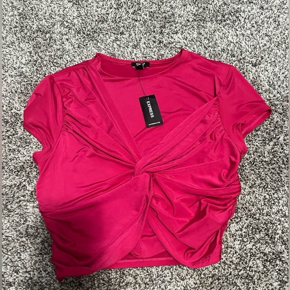 Express crop top new with tags worn once